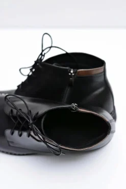 New Boto Męskie Botki Wysokie Ciepłe Z Zamkiem Czarne Mendez