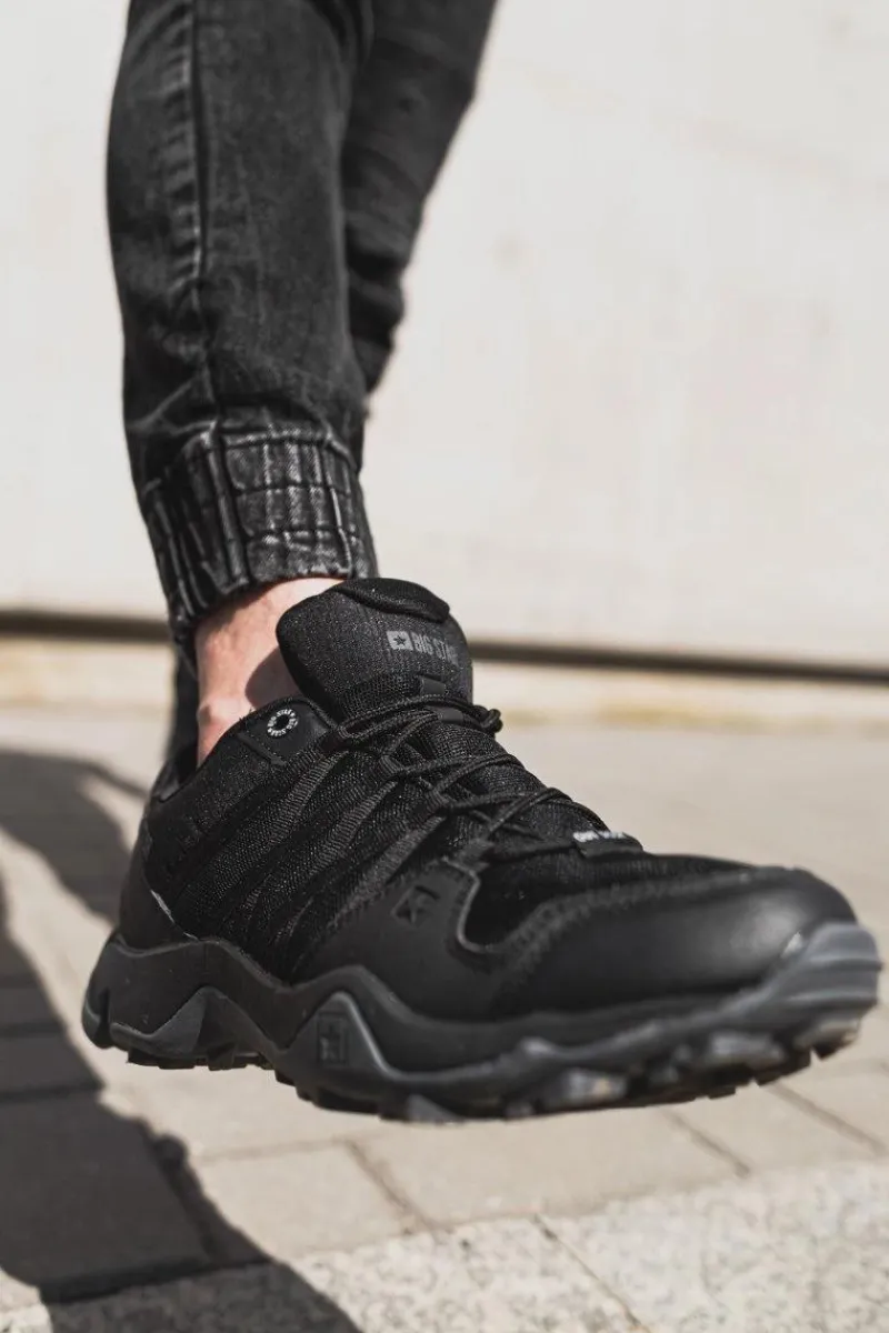 New Big Star Shoes Męskie Buty Big Star Trekking Outdoor Czarne EE174456