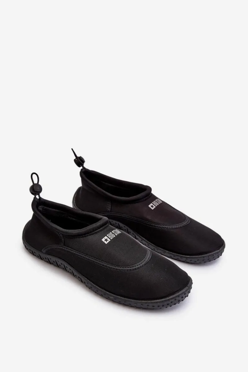 Obuwie Sportowe Męskie>Big Star Shoes Męskie Buty Do Wody Czarne Big Star NN174752 Czarny