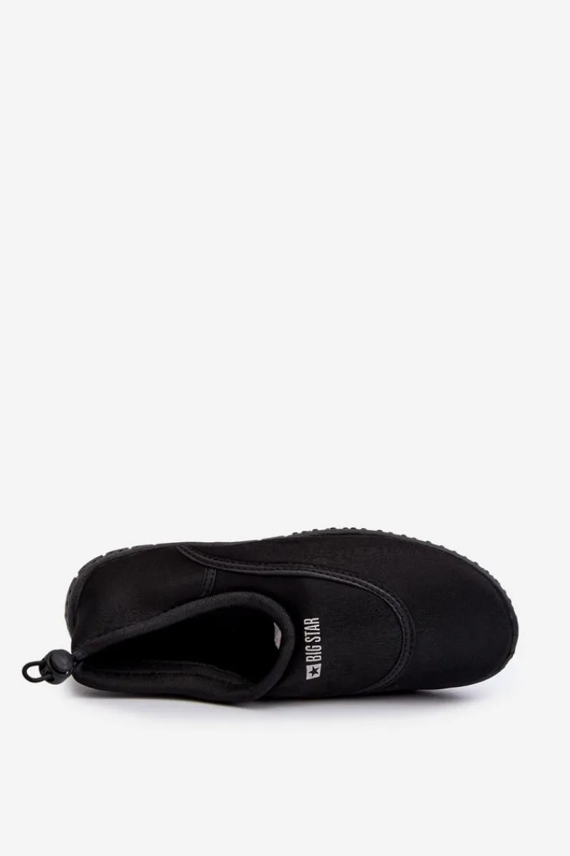 Obuwie Sportowe Męskie>Big Star Shoes Męskie Buty Do Wody Czarne Big Star NN174752 Czarny