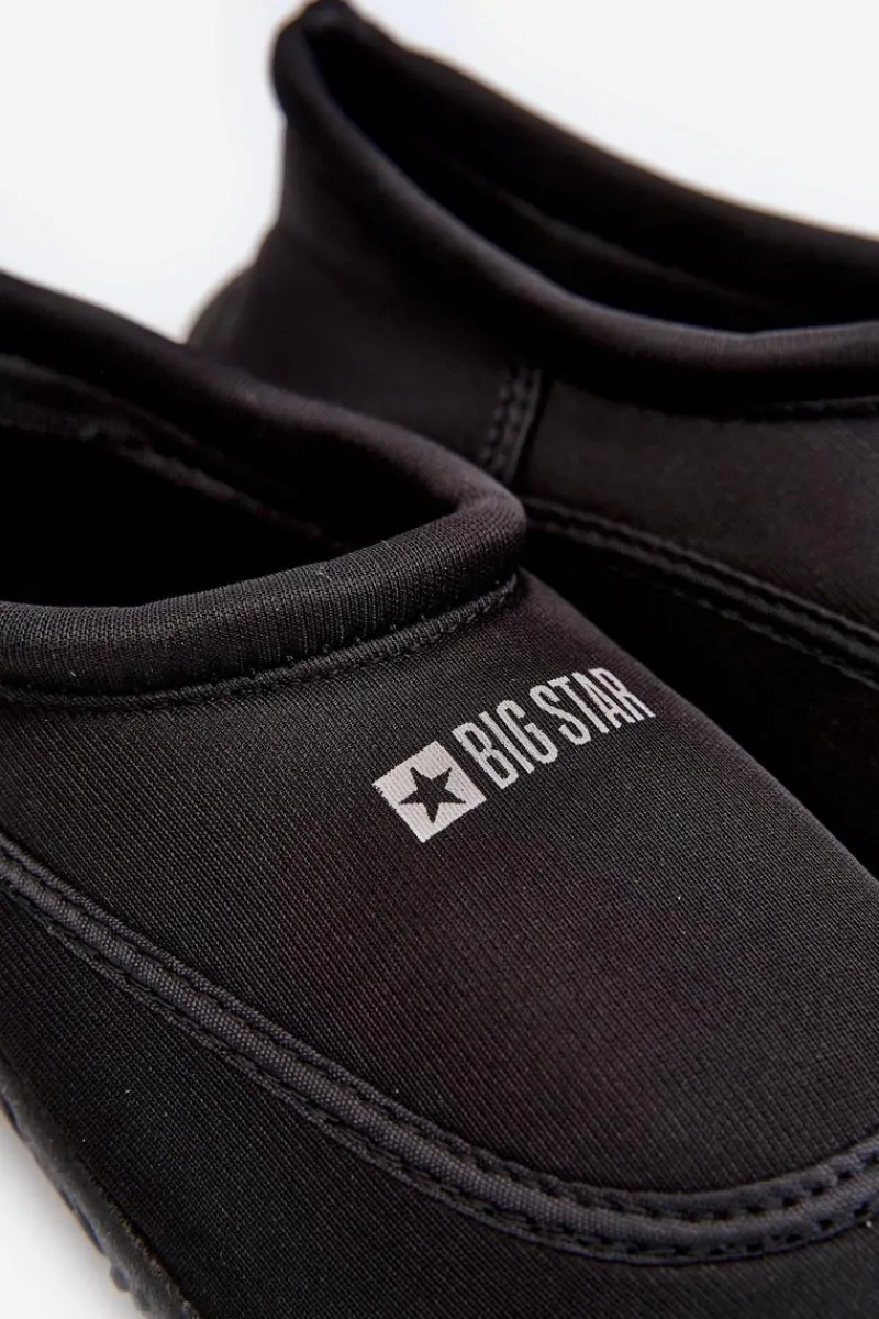 Obuwie Sportowe Męskie>Big Star Shoes Męskie Buty Do Wody Czarne Big Star NN174752 Czarny