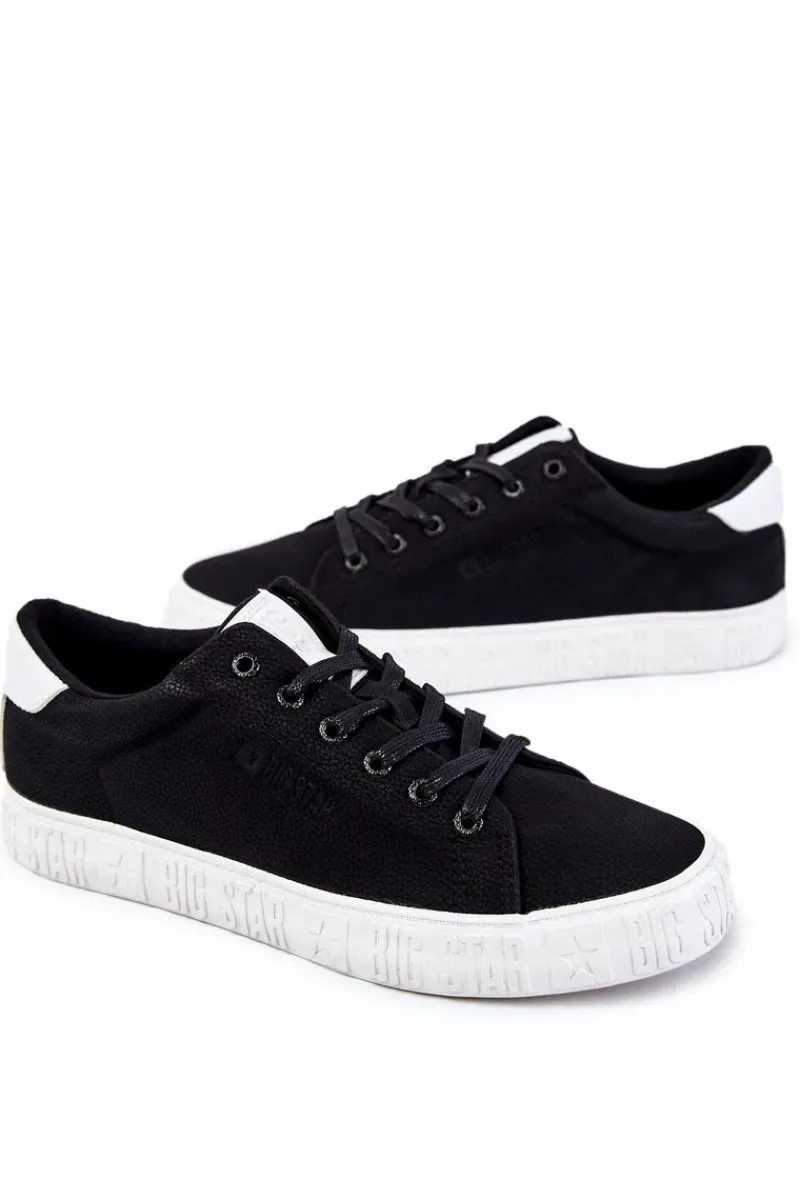 Obuwie Sportowe Męskie>Big Star Shoes Męskie Buty Sportowe Big Star KK174072 Czarne