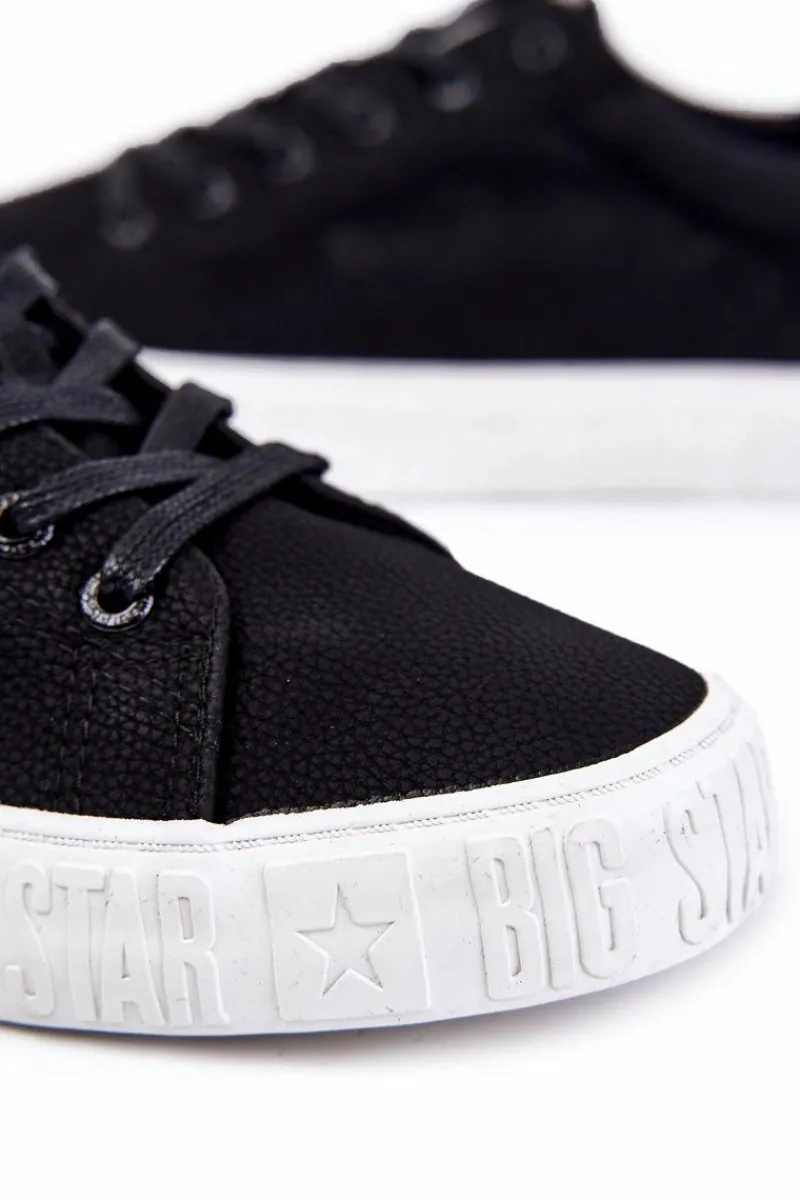 Obuwie Sportowe Męskie>Big Star Shoes Męskie Buty Sportowe Big Star KK174072 Czarne