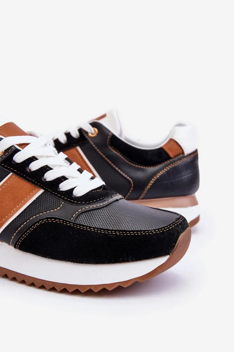 Obuwie Sportowe Męskie>Boto Męskie Buty Sportowe Czarne Scotty