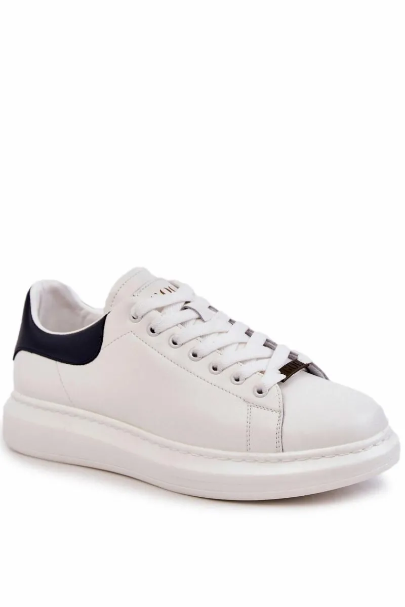 Obuwie Sportowe Męskie>GOE Męskie Buty Sportowe KK1N4005 Białe