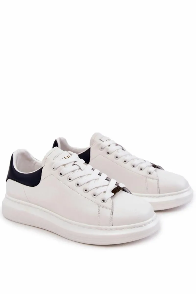 Obuwie Sportowe Męskie>GOE Męskie Buty Sportowe KK1N4005 Białe