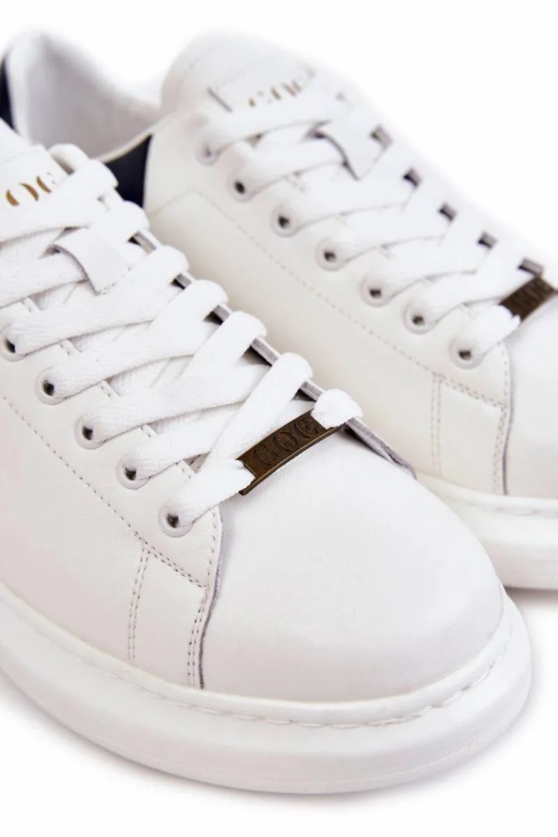 Obuwie Sportowe Męskie>GOE Męskie Buty Sportowe KK1N4005 Białe