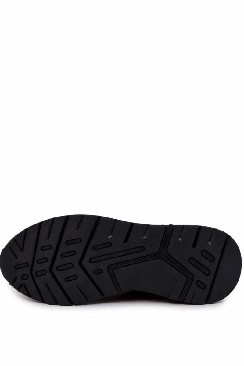 Obuwie Sportowe Męskie>Cross Jeans Męskie Buty Sportowe Sneakersy JJ1R4016C Czarne