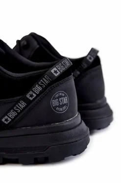 New Big Star Shoes Męskie Buty Sportowe Trapery Big Star KK174244 Czarne