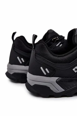 New Męskie Buty Sportowe Trapery Memory Foam Big Star KK174105 Czarne Męskie Obuwie Sportowe Męskie