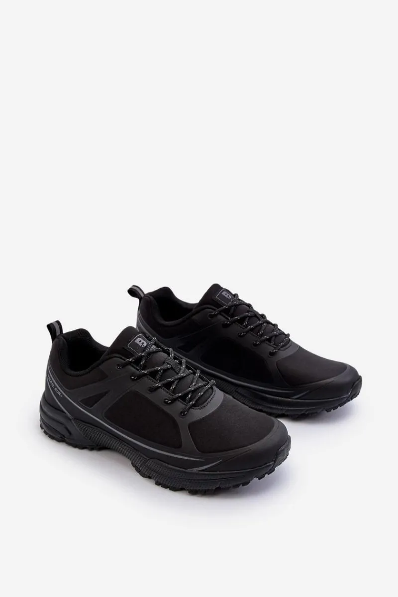 Obuwie Trekkingowe Męskie>Evento Męskie Buty Sportowe Trekkingowe Czarne Menesio