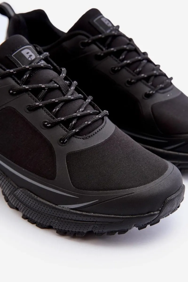 Obuwie Trekkingowe Męskie>Evento Męskie Buty Sportowe Trekkingowe Czarne Menesio