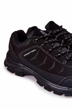 Online Męskie Buty Sportowe Wiązane Czarne Ginorney Męskie Obuwie Sportowe Męskie