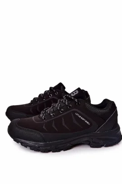 Online Męskie Buty Sportowe Wiązane Czarne Ginorney Męskie Obuwie Sportowe Męskie