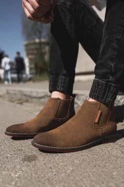 Clearance Cross Jeans Męskie Buty Sztyblety Camel EE1R4068C