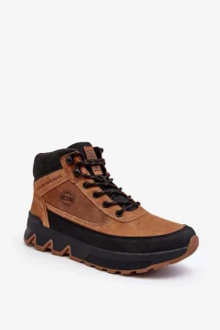 Discount Big Star Shoes Męskie Buty Trekkingowe Camel Big Star MM174015