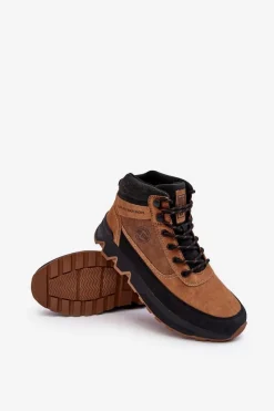 Discount Big Star Shoes Męskie Buty Trekkingowe Camel Big Star MM174015