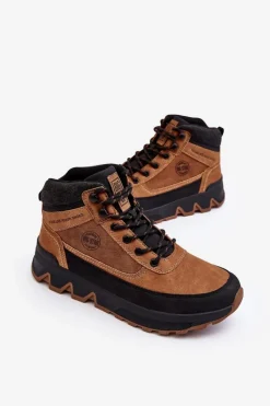 Discount Big Star Shoes Męskie Buty Trekkingowe Camel Big Star MM174015