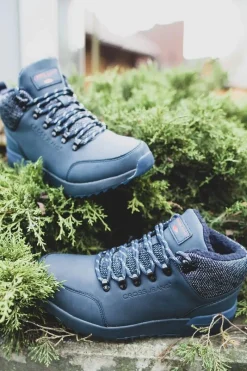 Outlet Męskie Buty Trekkingowe Granatowe EE1R4115C Męskie Obuwie Trekkingowe Męskie