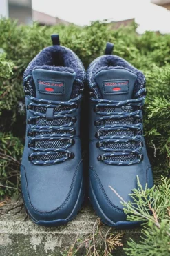 Outlet Męskie Buty Trekkingowe Granatowe EE1R4115C Męskie Obuwie Trekkingowe Męskie