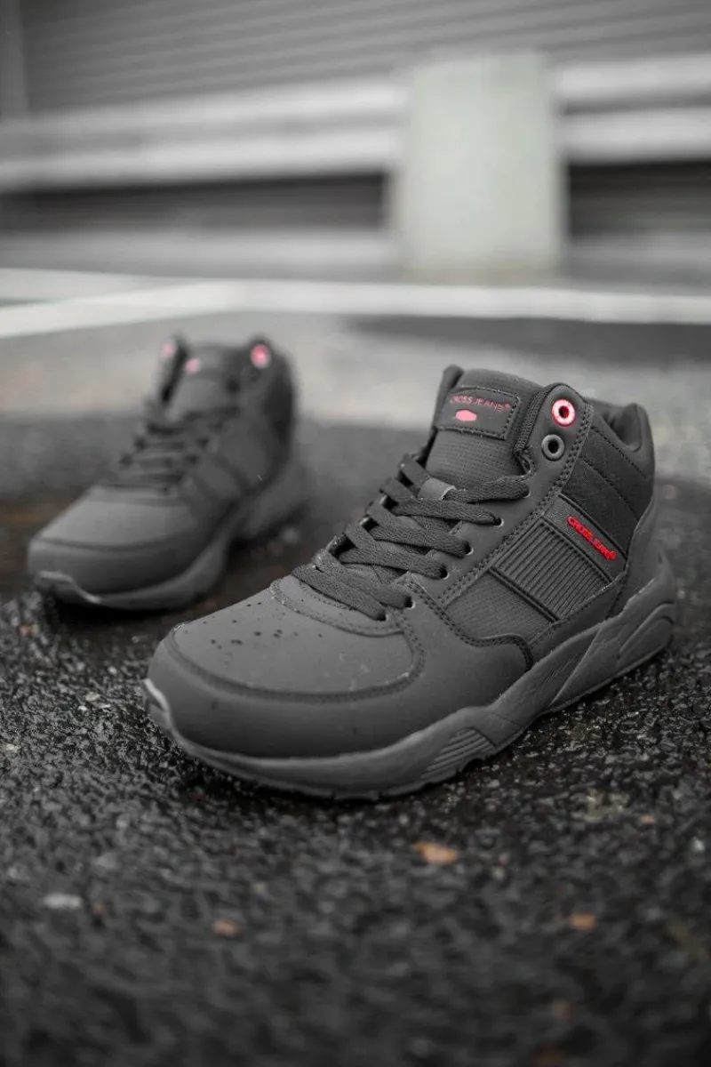 Outlet Cross Jeans Męskie Buty Trekkingowe Czarne EE1R4121C