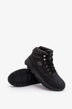 Sale Big Star Shoes Męskie Buty Trekkingowe Czarne Big Star MM174016 Czarny