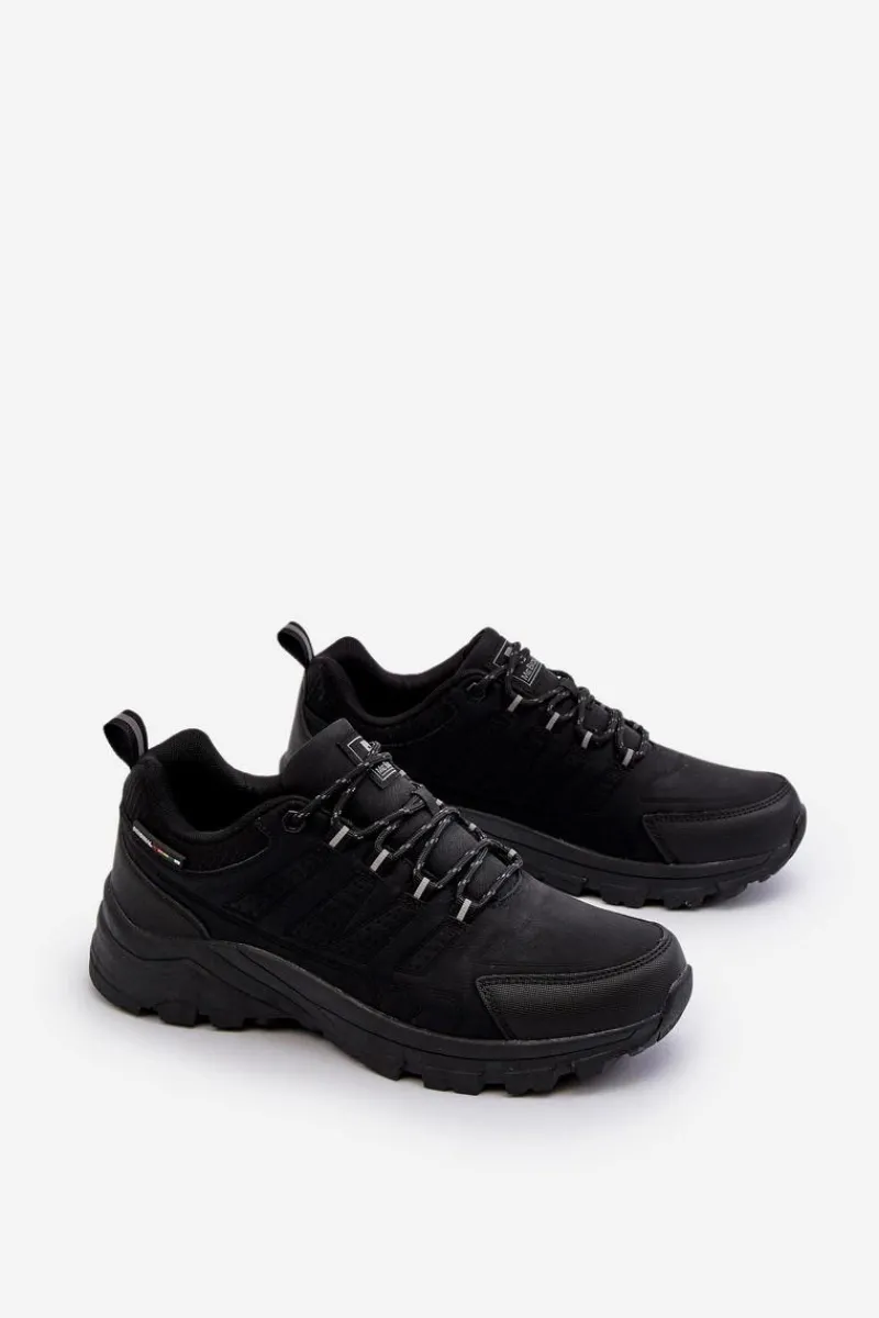 Hot Męskie Buty Trekkingowe Czarne McBraun Męskie Obuwie Trekkingowe Męskie