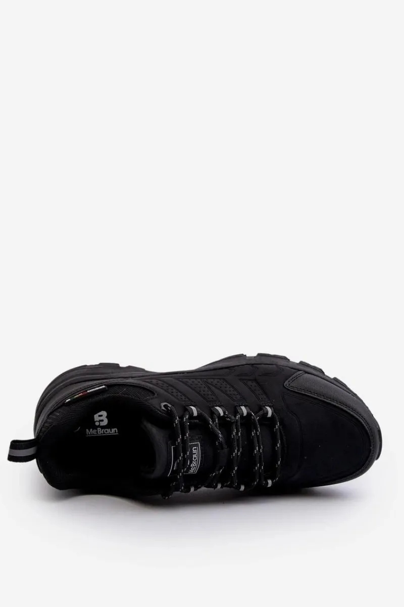 Hot Męskie Buty Trekkingowe Czarne McBraun Męskie Obuwie Trekkingowe Męskie