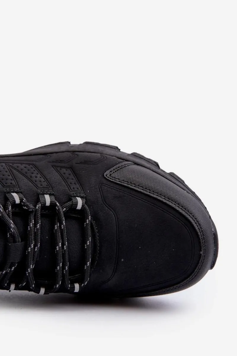 Hot Męskie Buty Trekkingowe Czarne McBraun Męskie Obuwie Trekkingowe Męskie