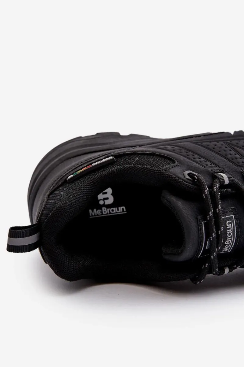 Hot Męskie Buty Trekkingowe Czarne McBraun Męskie Obuwie Trekkingowe Męskie