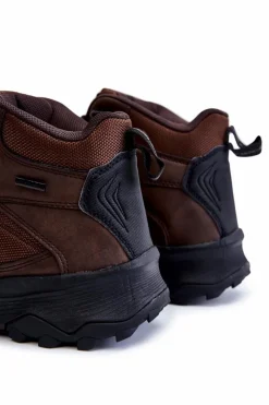 Obuwie Trekkingowe Męskie|Botki Męskie></noscript>Cross Jeans Męskie Buty Trekkingowe Ocieplane KK1R4019C Ciemnobrązowe