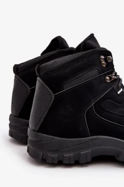 Obuwie Trekkingowe Męskie></noscript>Evento Męskie Buty Trekkingowe Ocieplane Czarne Dysasha