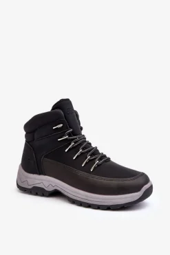 Online Męskie Buty Trekkingowe Trapery Czarne Maraena Męskie Obuwie Trekkingowe Męskie|Botki Męskie