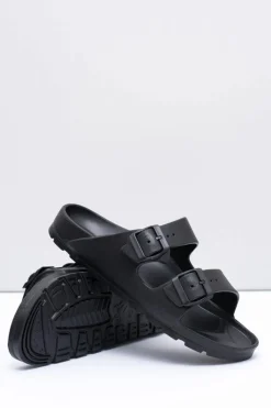 Męskie Czarne Ogrodowe Lekkie Klapki Męskie Klapki Męskie Klasyczne