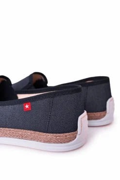 New Męskie Espadryle Big Star HH176002 Granatowe Męskie Trampki Męskie Big Star|Półbuty Casual