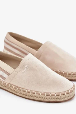 Outlet Męskie Espadryle Z Eko Zamszu Beżowe Nessar Męskie Trampki Niskie|Trampki Męskie Niskie