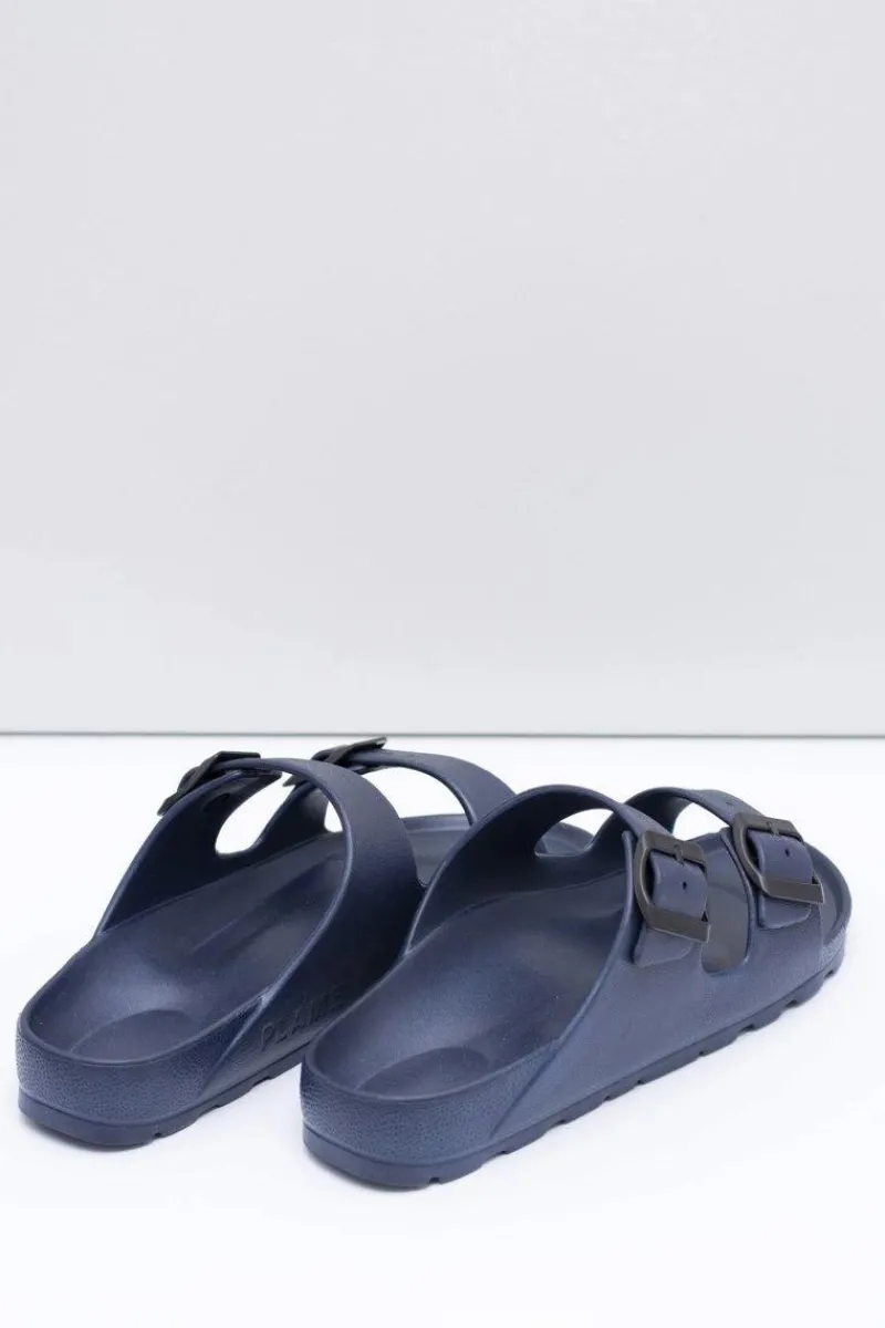 Klapki Męskie Klasyczne>Boto Męskie Granatowe Ogrodowe Lekkie Klapki