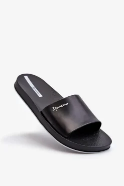 Ipanema Męskie Gumowe Klapki 82832 Slide Unisex Czarne