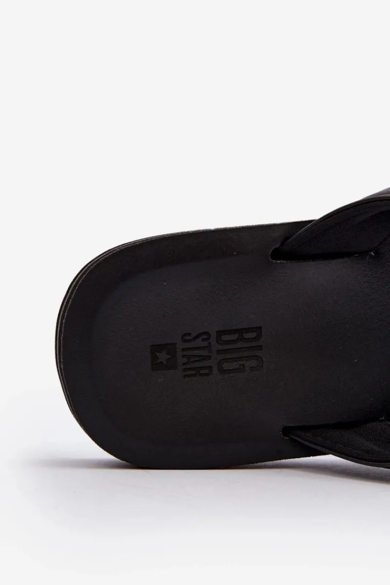 Klapki Męskie Big Star|Klapki Męskie Japonki>Big Star Shoes Męskie Japonki Big Star LL174605 Czarne