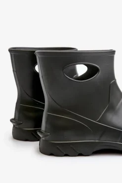 Hot Męskie Kalosze Wodoszczelne GARDEN 753 LEMIGO Ciemnozielone Męskie Kalosze Męskie