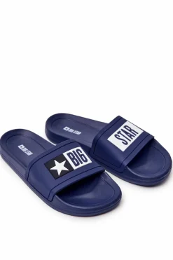 Klapki Męskie Big Star|Klapki Męskie Klasyczne></noscript>Big Star Shoes Męskie Klapki Big Star DD174701 Granatowe Niebieski