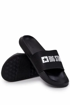 Sale Męskie Klapki Big Star JJ174505 Czarne Męskie Klapki Męskie Big Star|Klapki Męskie Klasyczne