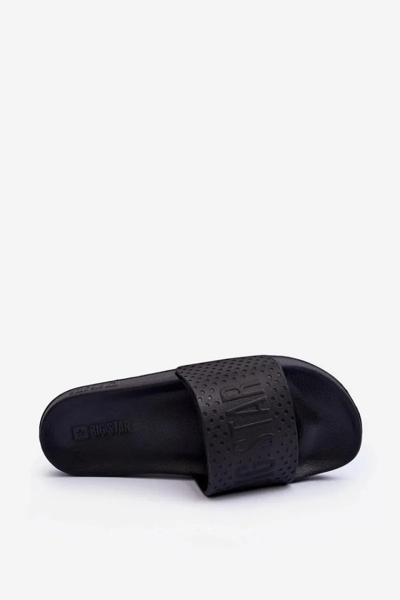 Hot Big Star Shoes Męskie Klapki Big Star MM174319 Czarne