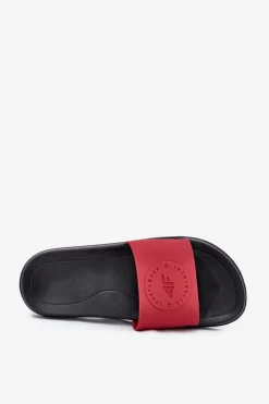 Outlet 4F Męskie Klapki MM00FFLIM047A-62S Czerwone Czerwony