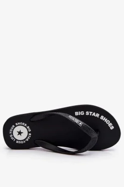 Klapki Męskie Big Star|Klapki Męskie Japonki></noscript>Big Star Shoes Męskie Klapki Japonki Big Star LL174423 Czarne