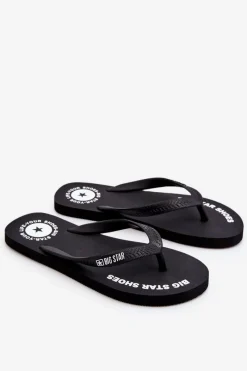 Klapki Męskie Big Star|Klapki Męskie Japonki></noscript>Big Star Shoes Męskie Klapki Japonki Big Star LL174423 Czarne