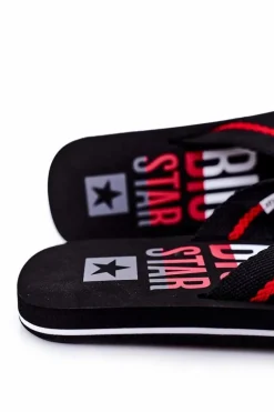 Klapki Męskie Big Star|Klapki Męskie Japonki></noscript>Big Star Shoes Męskie Klapki Japonki Big Star FF174479 Czarne