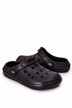 Outlet BEFADO Męskie Klapki Kroksy 154M002 Czarne
