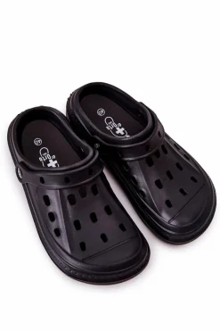 Outlet BEFADO Męskie Klapki Kroksy 154M002 Czarne