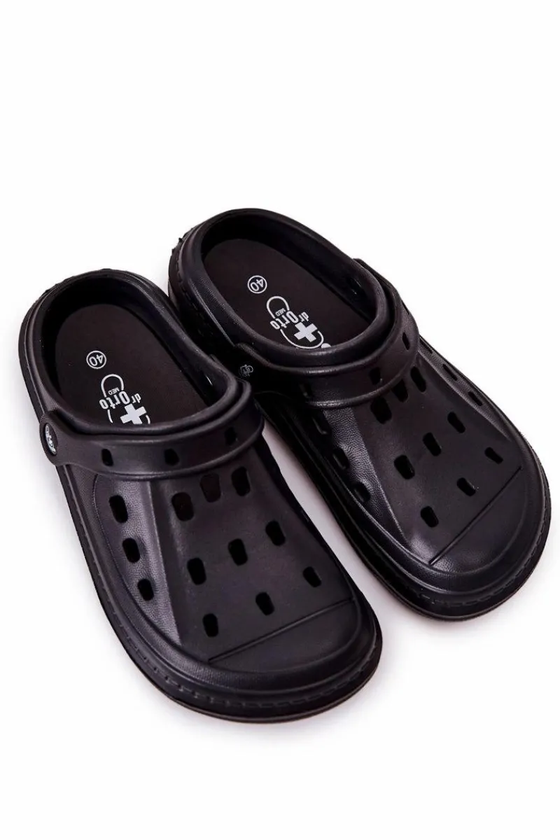 Outlet BEFADO Męskie Klapki Kroksy 154M002 Czarne